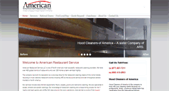 Desktop Screenshot of americanrestaurantservice.com