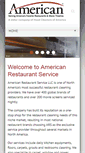 Mobile Screenshot of americanrestaurantservice.com